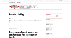 Desktop Screenshot of loi.blogs.liberation.fr