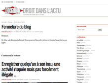 Tablet Screenshot of loi.blogs.liberation.fr
