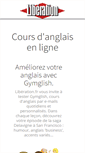 Mobile Screenshot of cours-anglais.liberation.fr