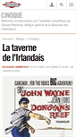 Mobile Screenshot of cinoque.blogs.liberation.fr