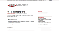 Desktop Screenshot of instantstele.blogs.liberation.fr