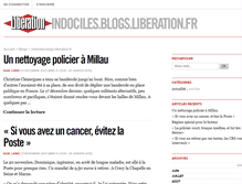 Tablet Screenshot of indociles.blogs.liberation.fr