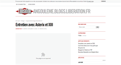 Desktop Screenshot of angouleme.blogs.liberation.fr