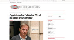 Desktop Screenshot of lettres.blogs.liberation.fr