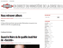 Tablet Screenshot of ministeredelacrise.blogs.liberation.fr